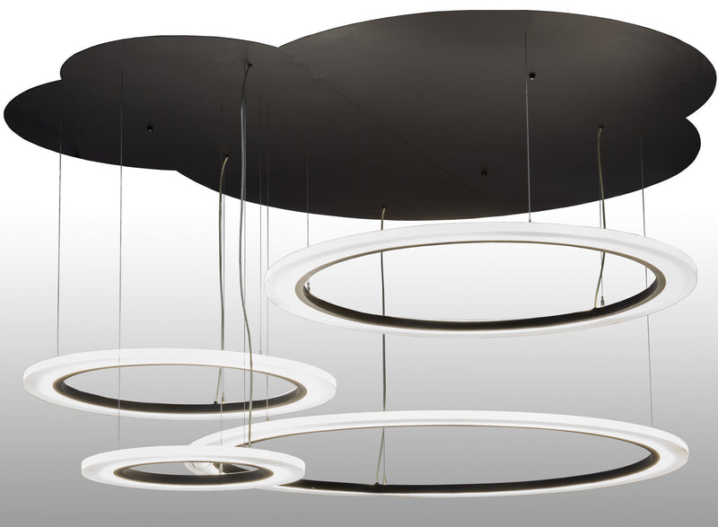 Meyda Tiffany 152053 LED Pendant, Solar Black