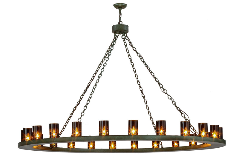 Meyda Tiffany 152068 24 Light Chandelier, Tarnished Copper