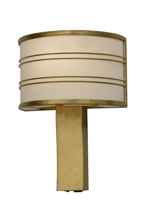 Meyda Tiffany 152098 One Light Wall Sconce, Gold Leaf