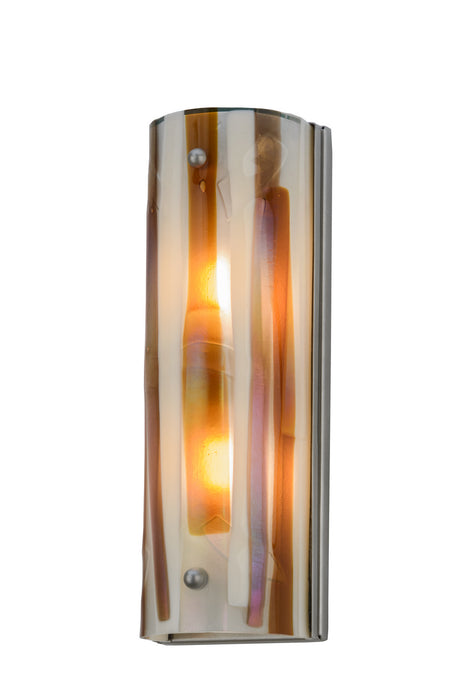 Meyda Tiffany 152189 Two Light Wall Sconce, Nickel