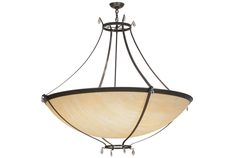 Meyda Tiffany 152223 Eight Light Pendant, Timeless Bronze