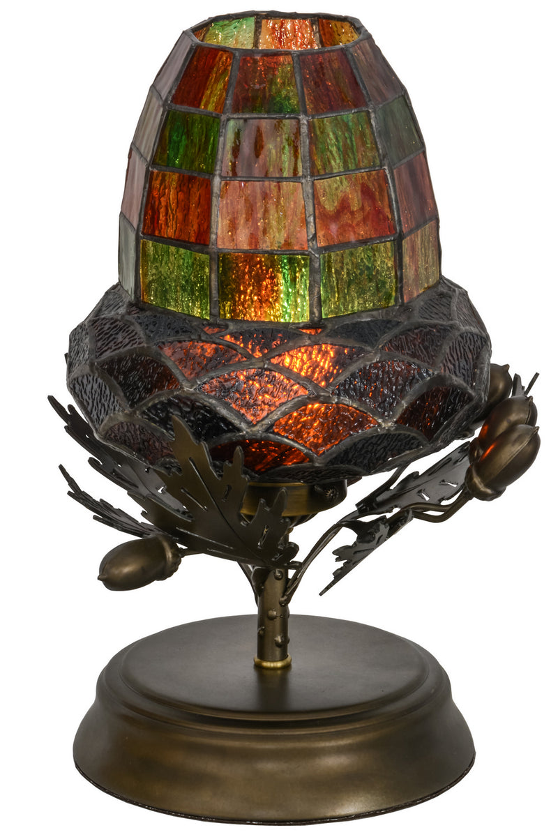 Meyda Tiffany 152371 One Light Mini Lamp, Antique Copper