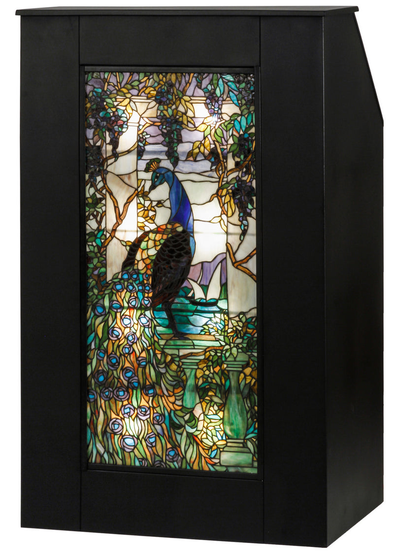 Meyda Tiffany 152407 Lighted Podium, Textured Black
