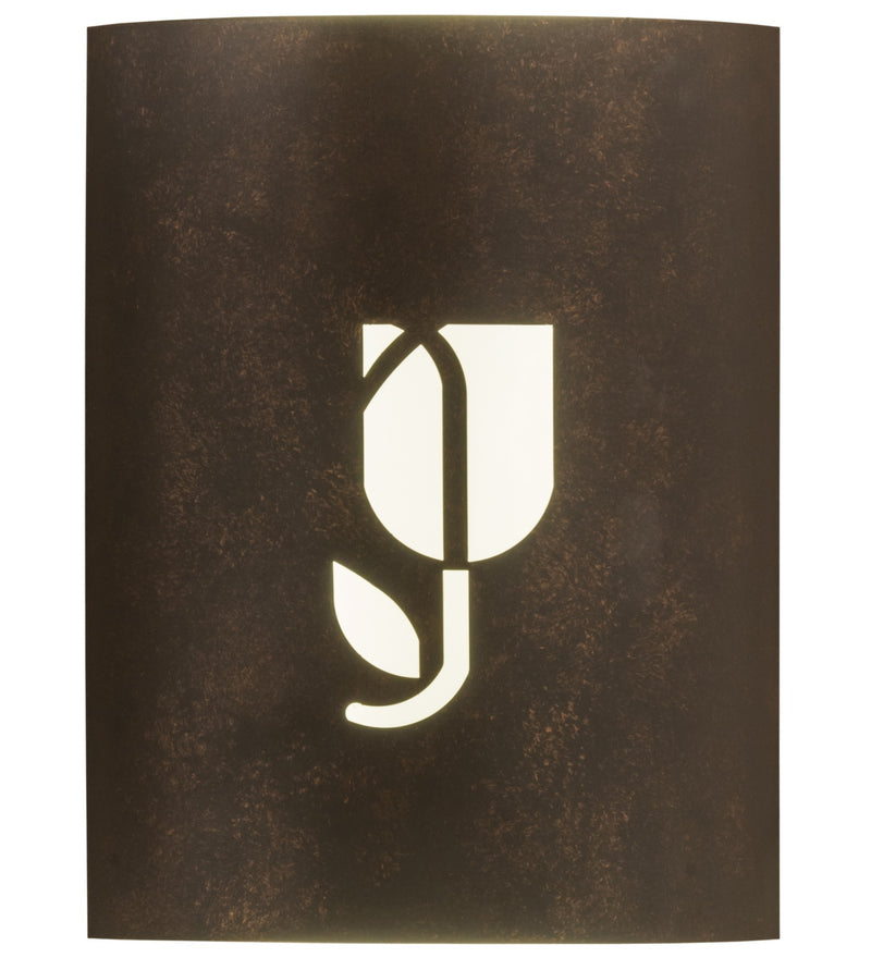 Meyda Tiffany 152474 LED Wall Sconce, Gilded Tobacco