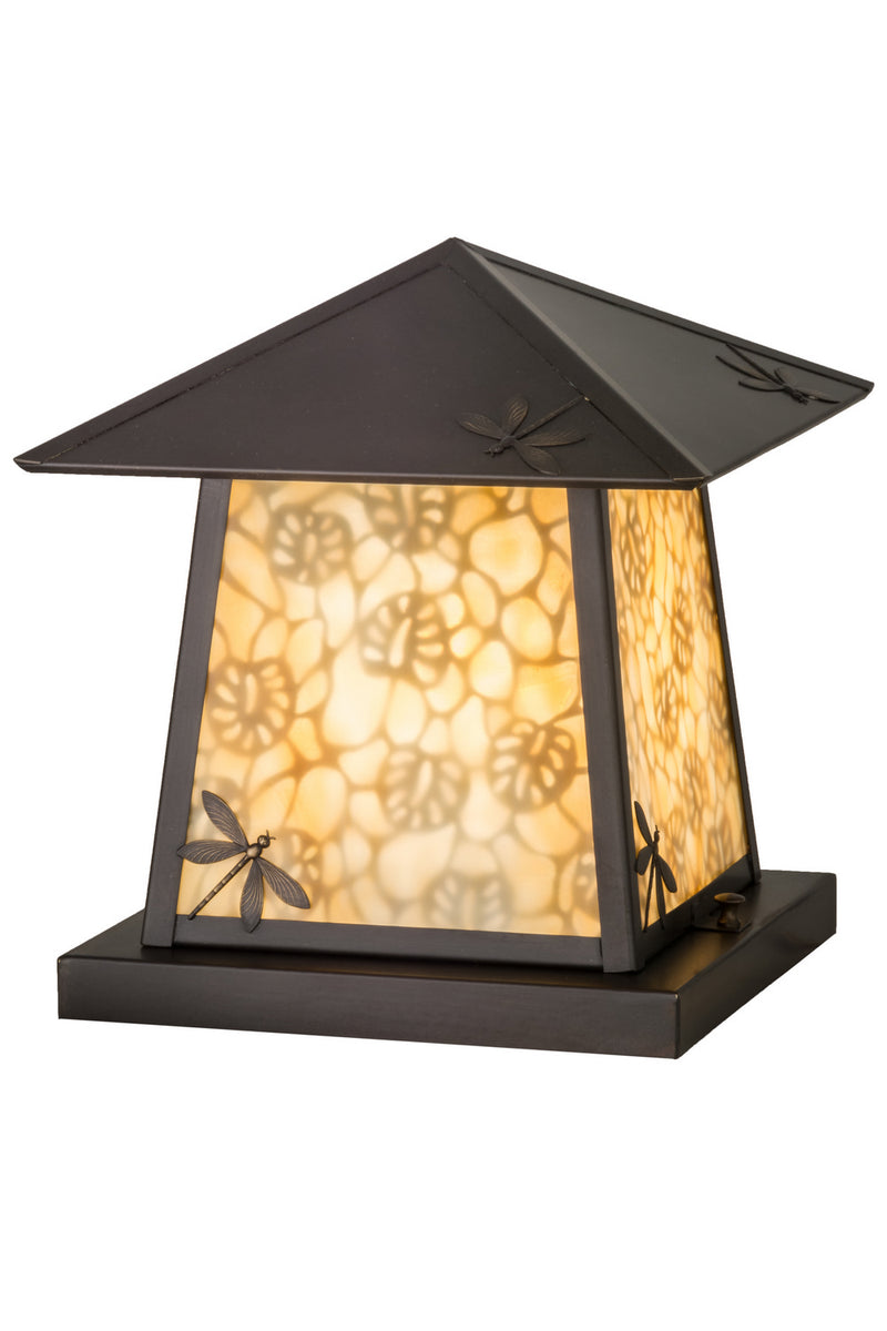 Meyda Tiffany 152492 One Light Pier Mount, Craftsman Brown