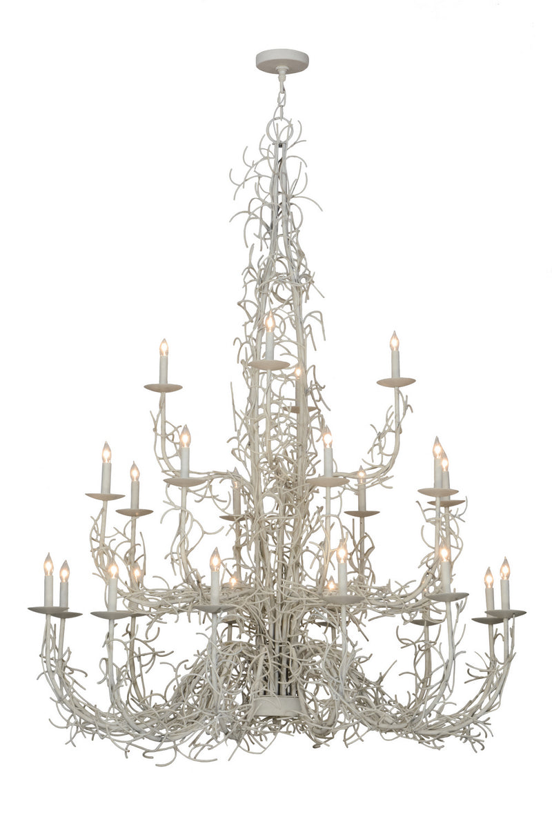 Meyda Tiffany 152649 24 Light Chandelier, Almond Overcast