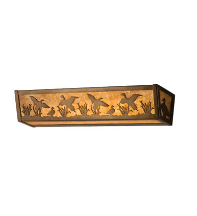 Meyda Tiffany 15279 Four Light Vanity, Antique Copper