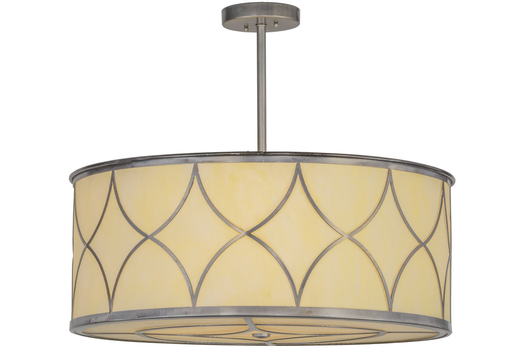 Meyda Tiffany 152811 Four Light Pendant, Steel