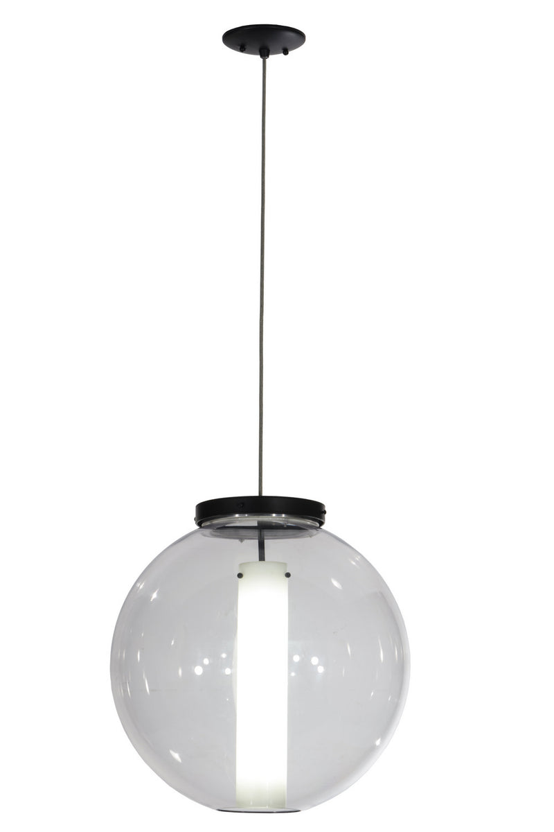 Meyda Tiffany 152857 LED Pendant, Solar Black Powder Coat