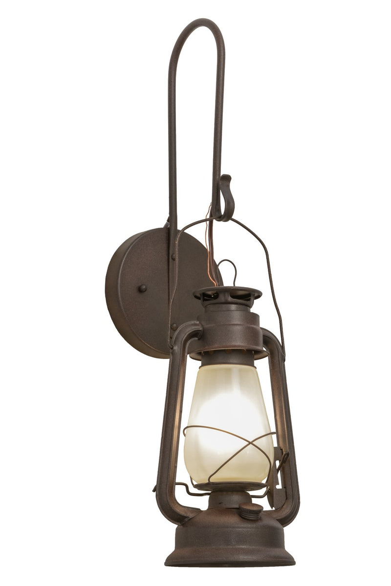 Meyda Tiffany 153107 One Light Wall Sconce, Distressed Rust