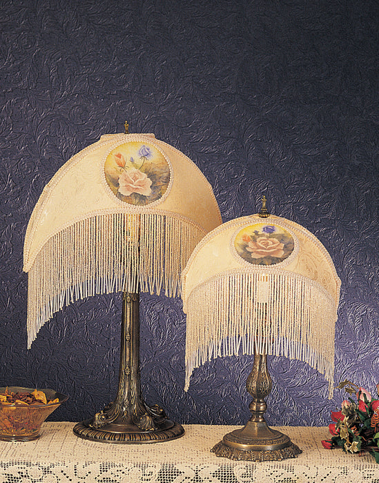 Meyda Tiffany 18916 One Light Accent Lamp, Ivory