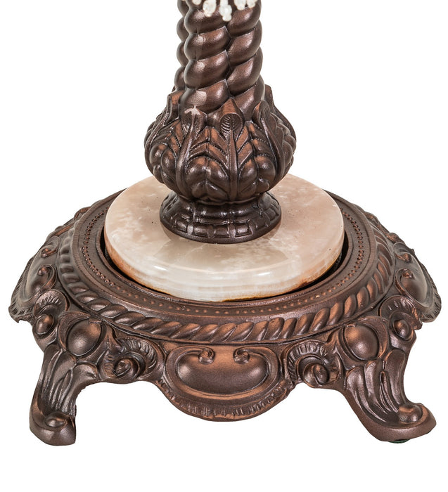 Meyda Tiffany 19226 One Light Accent Lamp, Mahogany Bronze