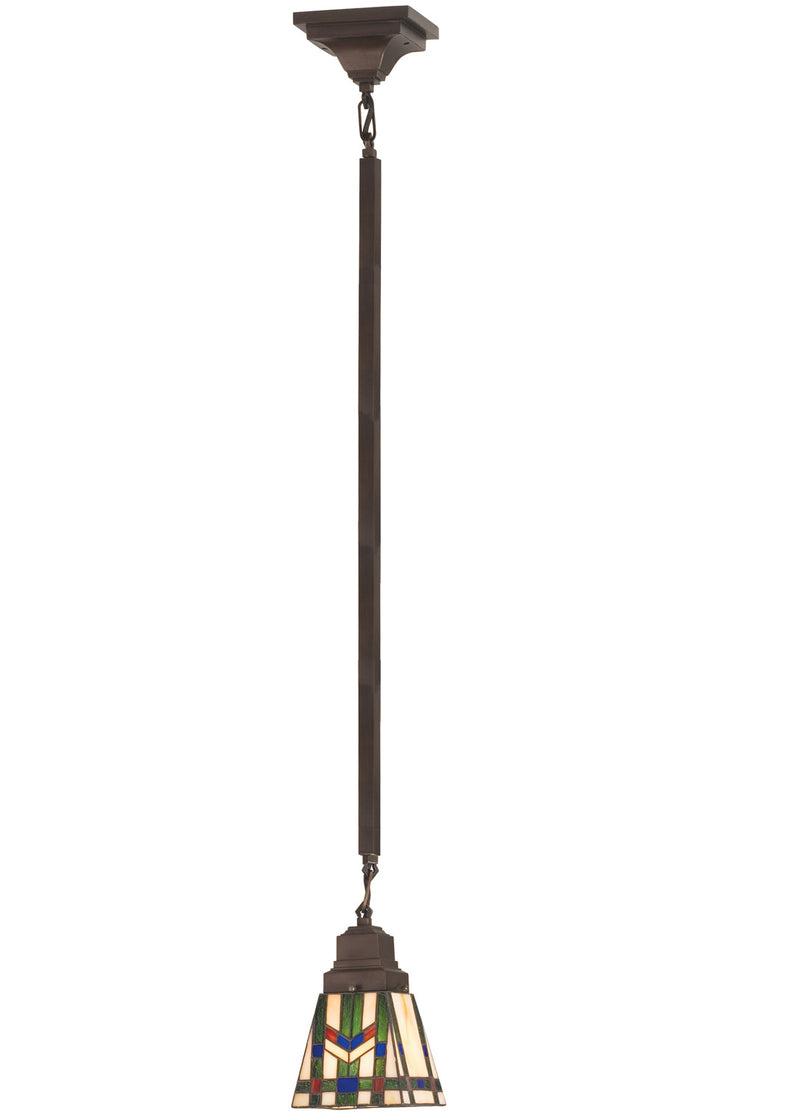 Meyda Tiffany 20071 One Light Mini Pendant, Nickel