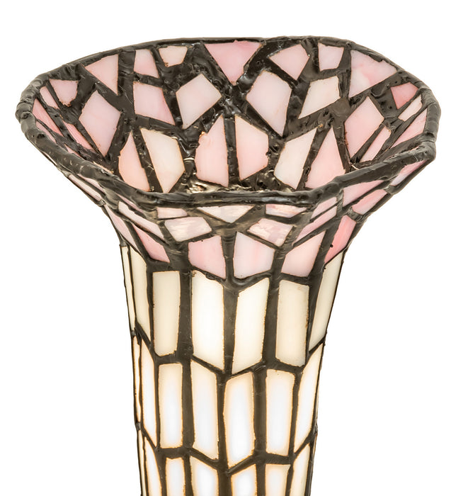 Meyda Tiffany 20433 One Light Mini Lamp, Antique Brass