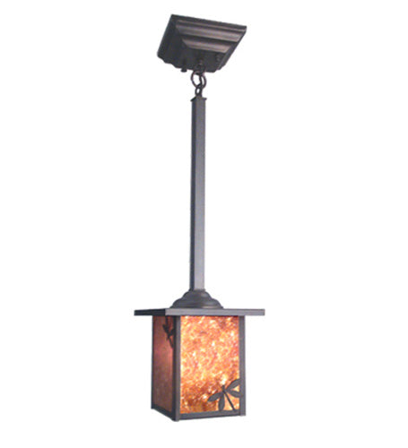 Meyda Tiffany 20686 One Light Pendant, Craftsman Brown