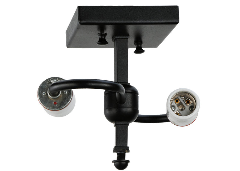 Meyda Tiffany 20841 Two Light Semi Flushmount, Bronze