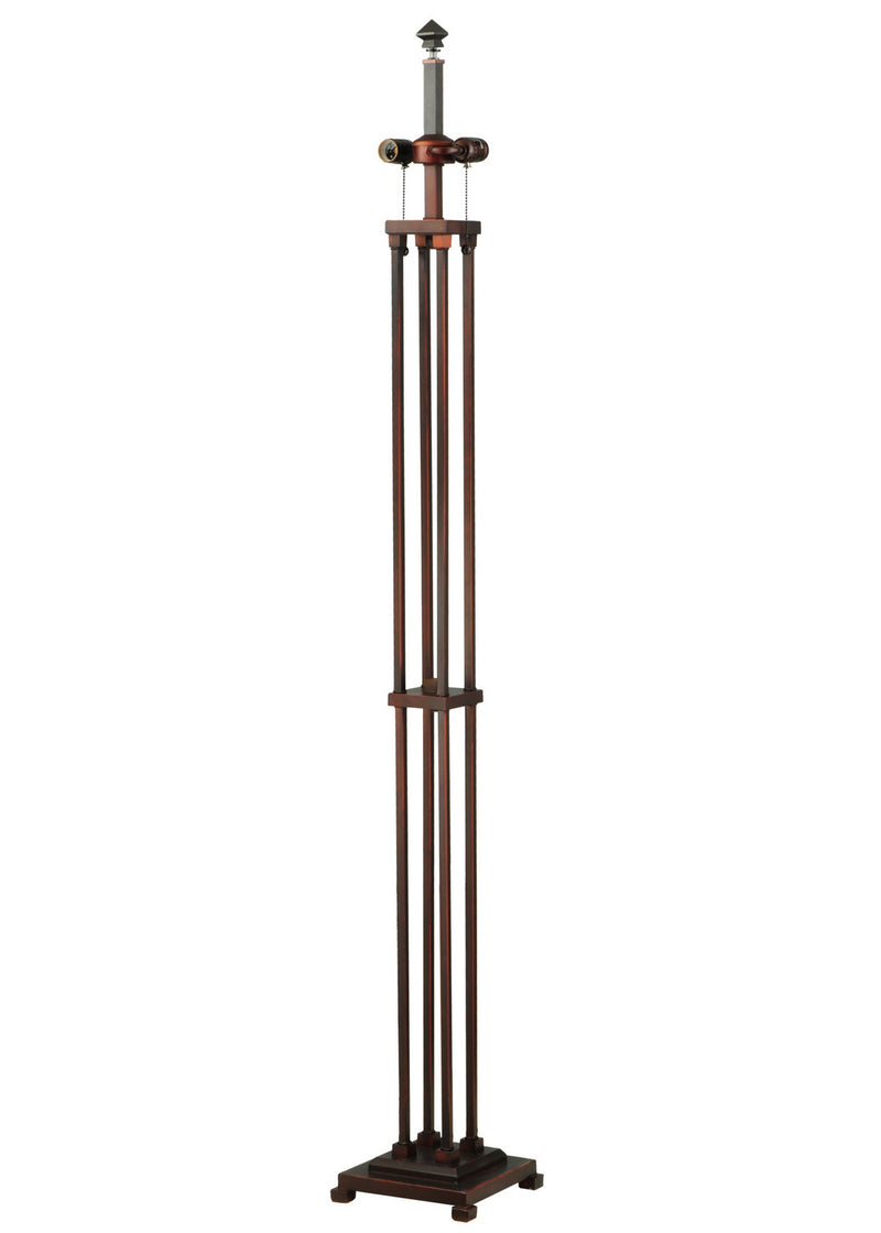 Meyda Tiffany 21619 Two Light Floor Base, Mahogany Bronze
