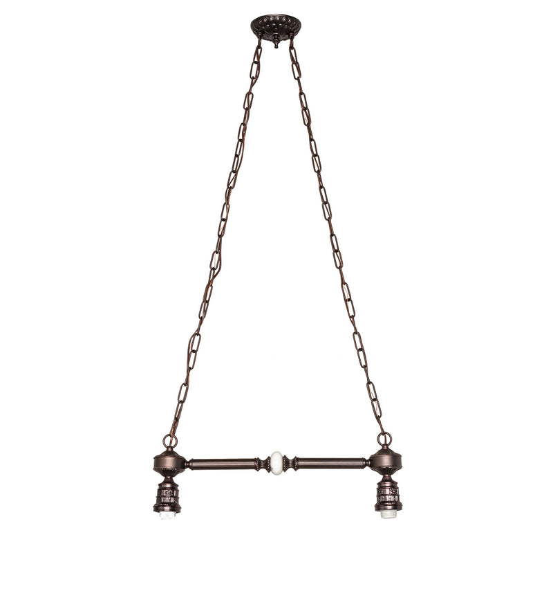 Meyda Tiffany 22642 Two Light Bar, Mahogany Bronze