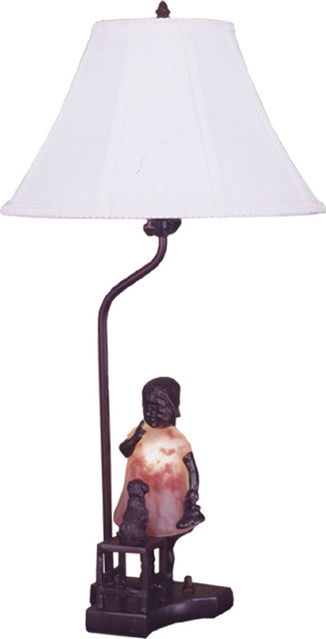 Meyda Tiffany 24166 Accent Lamp, Mahogany Bronze