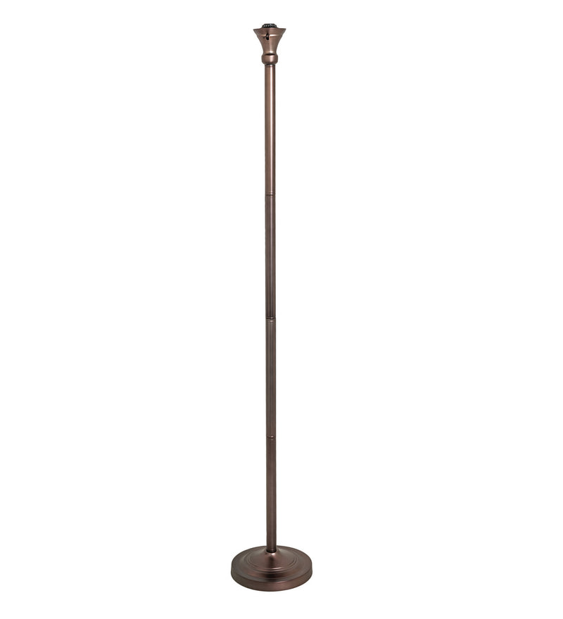 Meyda Tiffany 25963 One Light Torchiere Floor Base, Mahogany Bronze