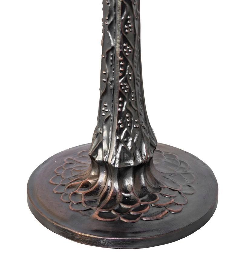Meyda Tiffany 30972 Three Light Table Base Hardware, Mahogany Bronze