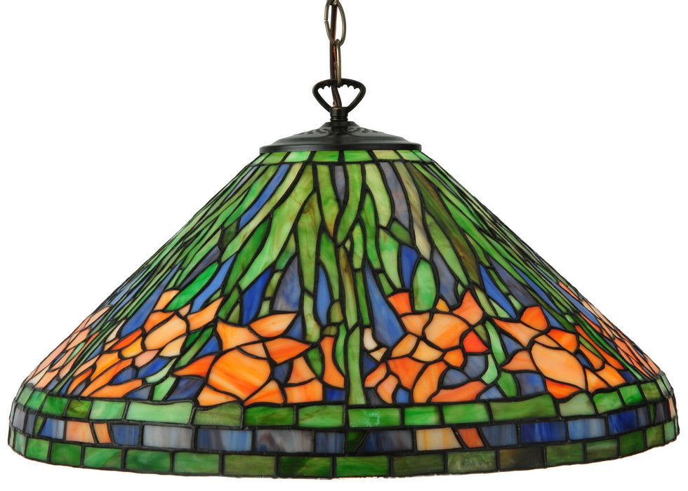 Meyda Tiffany 31094 One Light Pendant, Mahogany Bronze