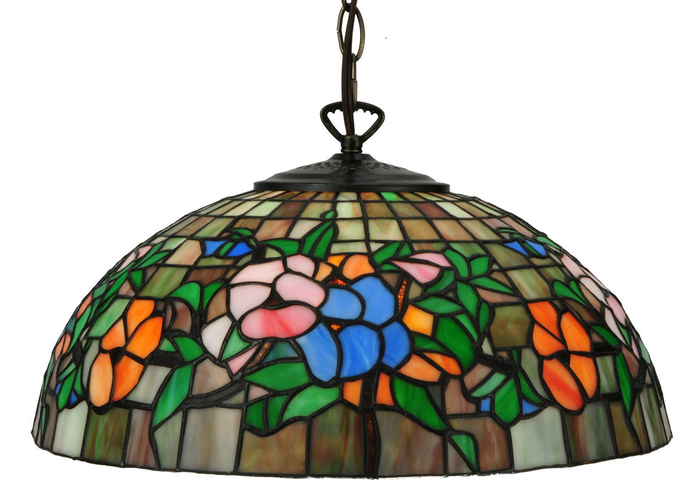 Meyda Tiffany 31105 One Light Pendant, Mahogany Bronze