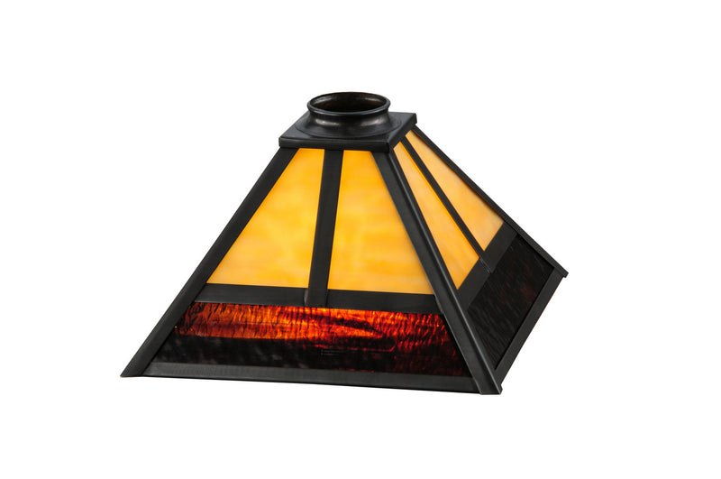Meyda Tiffany 32626 Shade, Craftsman Brown
