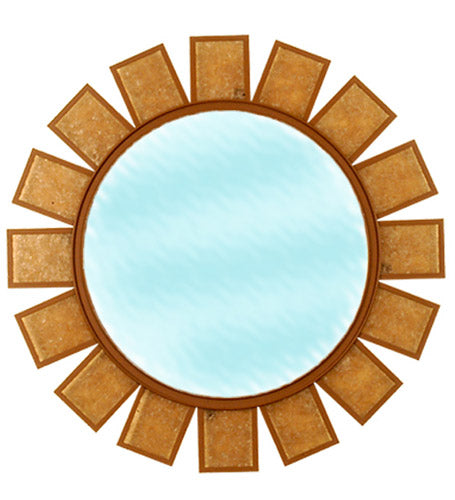 Meyda Tiffany 35749 Mirror, Rusty Iron