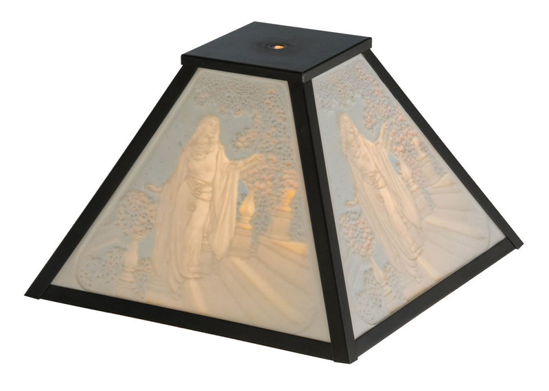 Meyda Tiffany 37455 Shade, Craftsman Brown