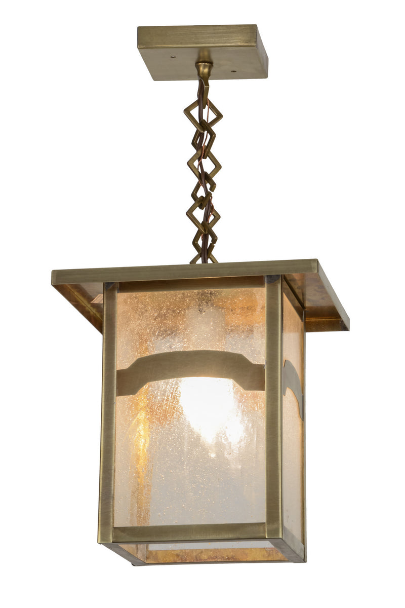 Meyda Tiffany 38990 One Light Pendant, Satin Brass