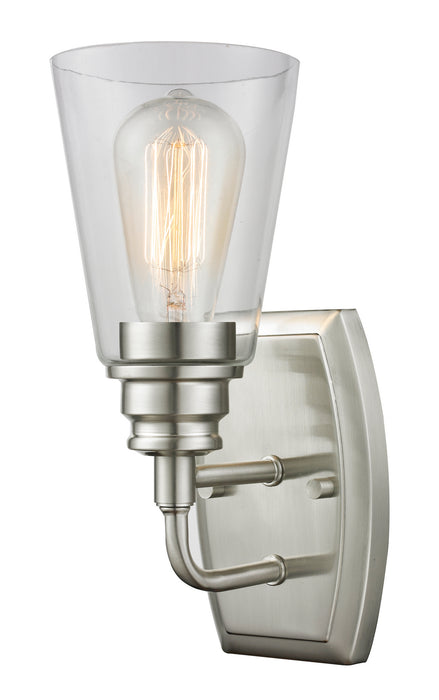 Z-Lite 428-1S-BN One Light Wall Sconce, Brushed Nickel