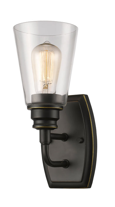 Z-Lite 428-1S-OB One Light Wall Sconce, Olde Bronze