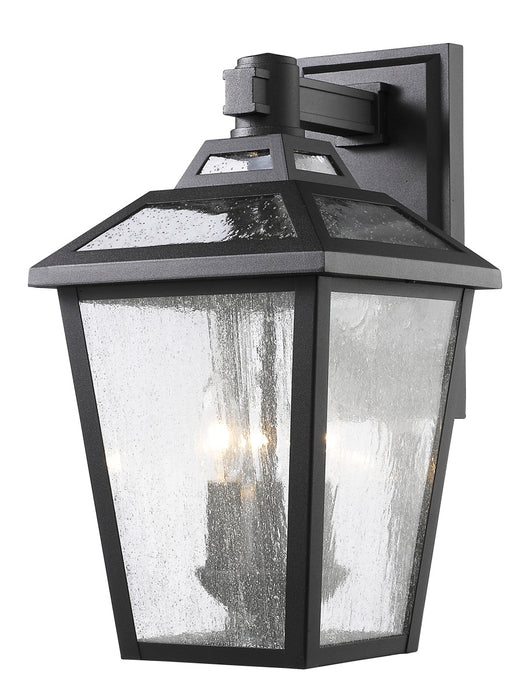 Z-Lite 539M-BK Three Light Outdoor Wall Sconce, Black