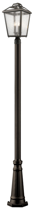 Z-Lite 539PHBR-519P-ORB Three Light Outdoor Post Mounted Fixture, Oil Rubbed Bronze