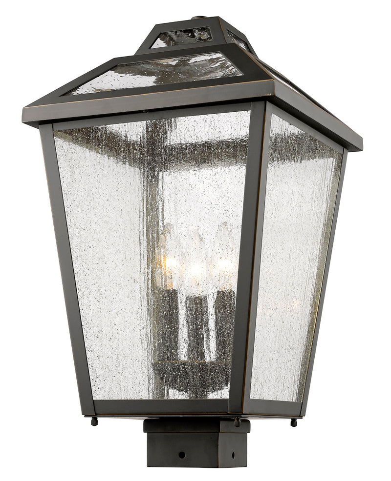 Z-Lite 539PHBS-ORB Three Light Outdoor Post Mount Fixture, Oil Rubbed Bronze