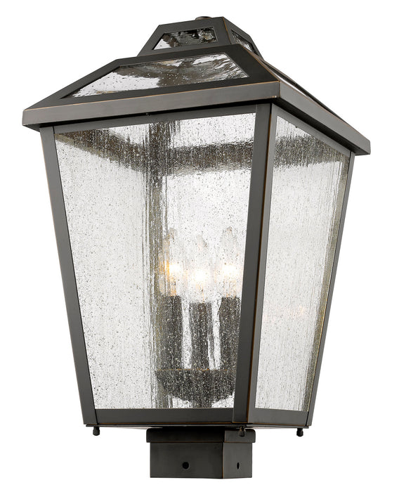 Z-Lite 539PHBS-ORB Three Light Outdoor Post Mount Fixture, Oil Rubbed Bronze