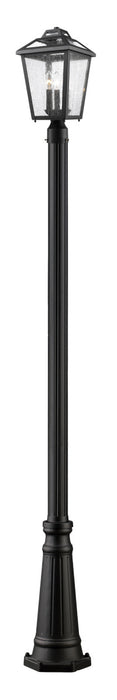 Z-Lite 539PHMR-519P-BK Three Light Outdoor Post Mount, Black