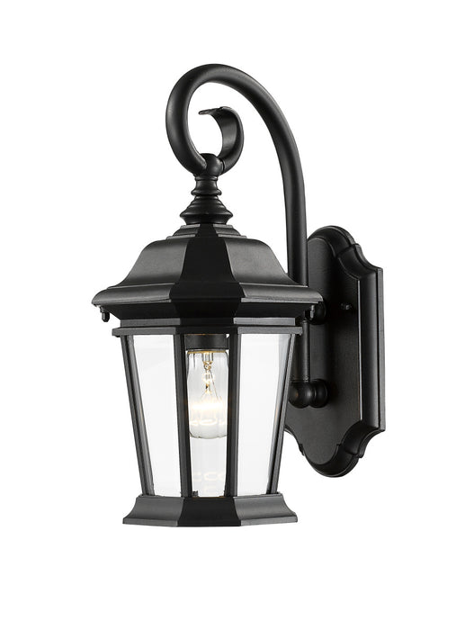 Z-Lite 541M-BK One Light Outdoor Wall Mount, Black