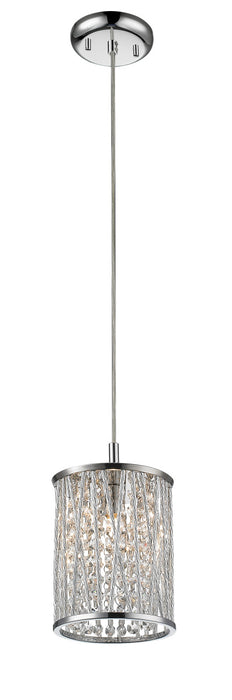 Z-Lite 872CH-RMP One Light Pendant, Chrome