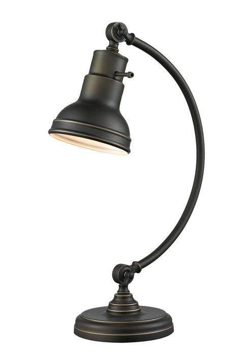 Z-Lite TL119-OB One Light Table Lamp, Olde Bronze