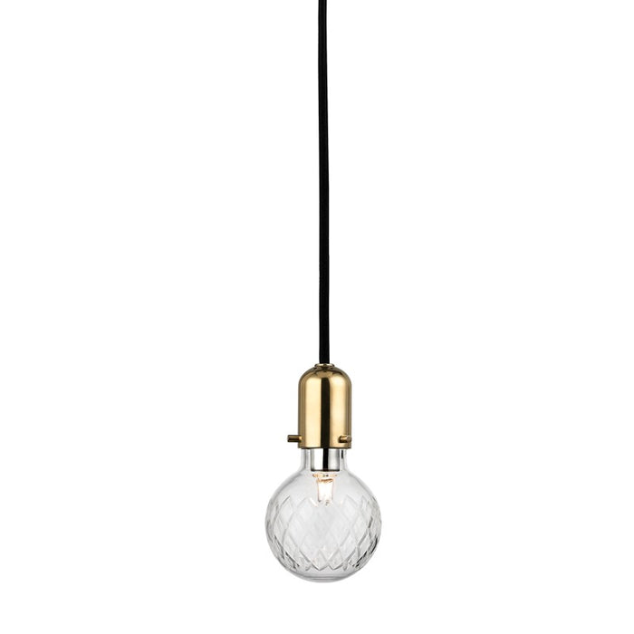 Hudson Valley 1100-AGB LED Pendant, Aged Brass