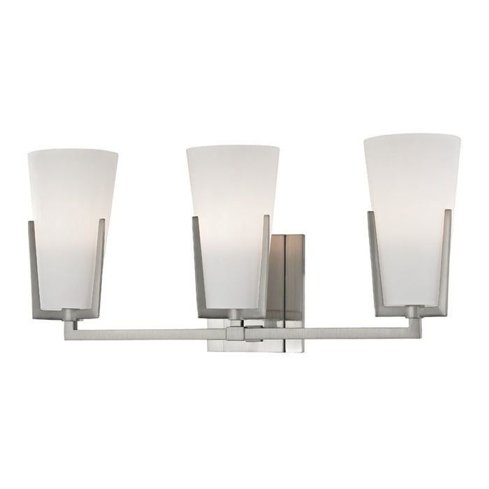 Hudson Valley 1803-SN Three Light Bath Bracket, Satin Nickel