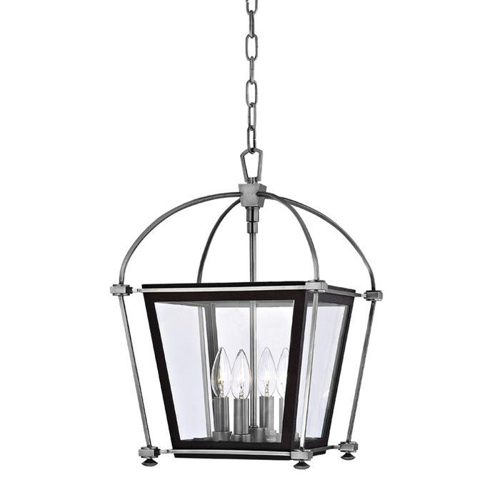 Hudson Valley 3612-PN Four Light Lantern, Polished Nickel