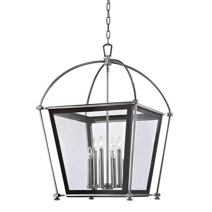 Hudson Valley 3624-PN Eight Light Lantern, Polished Nickel