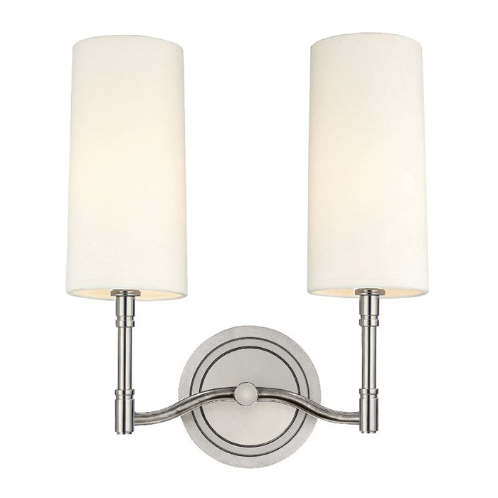 Hudson Valley 362-PN Two Light Wall Sconce, Polished Nickel