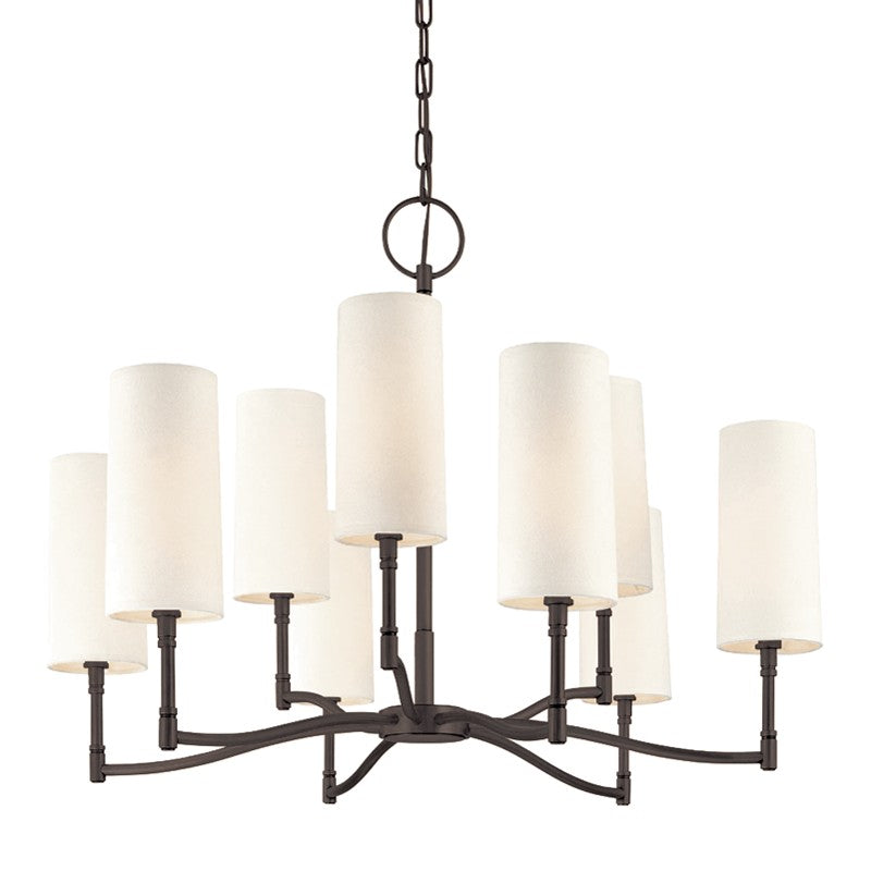 Hudson Valley 369-OB Nine Light Chandelier, Old Bronze