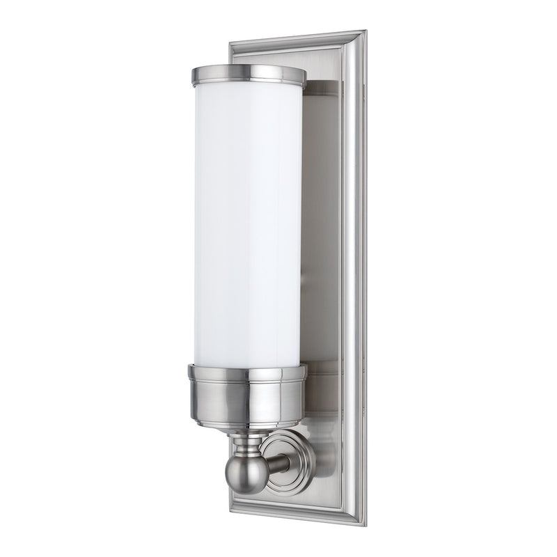 Hudson Valley 371-SN One Light Bath Bracket, Satin Nickel