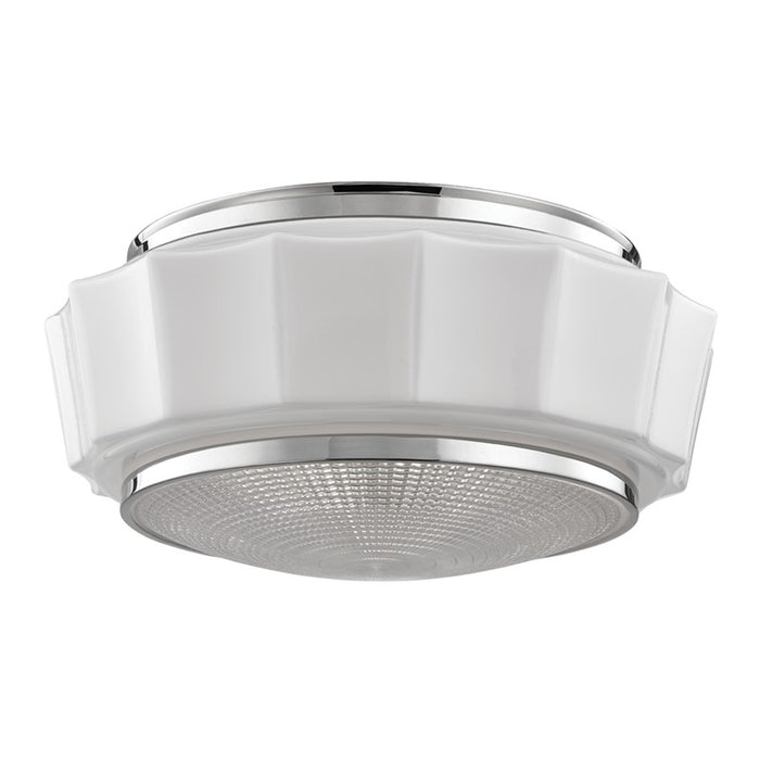 Hudson Valley 3816F-PN Three Light Flush Mount, Polished Nickel