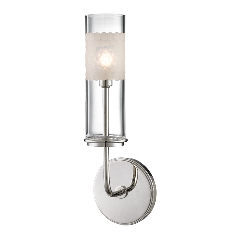 Hudson Valley 3901-PN LED Wall Sconce, Polished Nickel